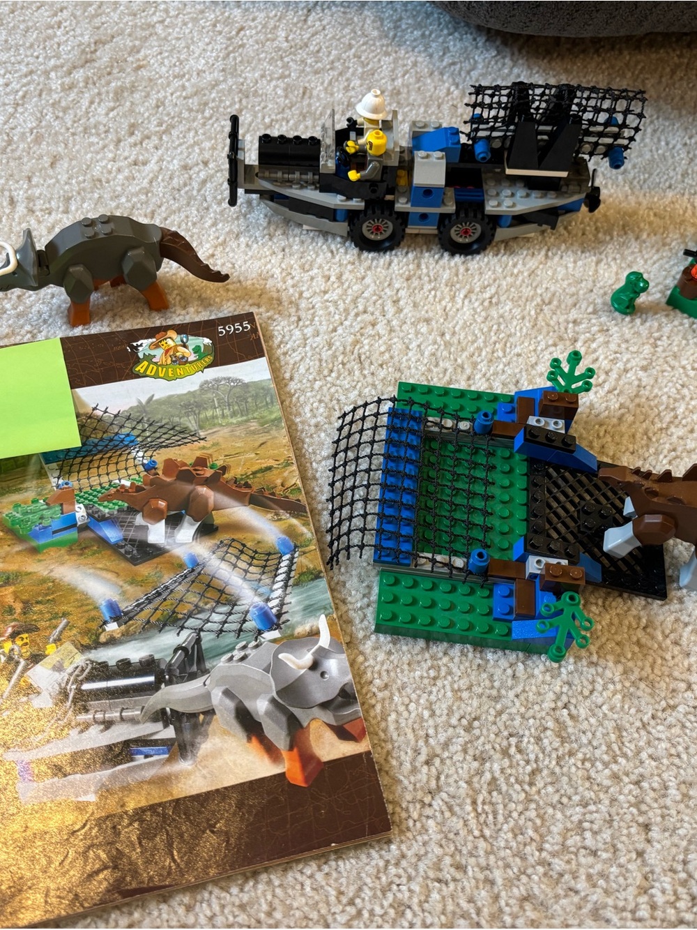 Lego Adventure Net Trap Playset - Blue, Green & Black